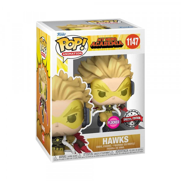 Funko POP! My Hero Academia: Hawks (Flocked Special Edition)
